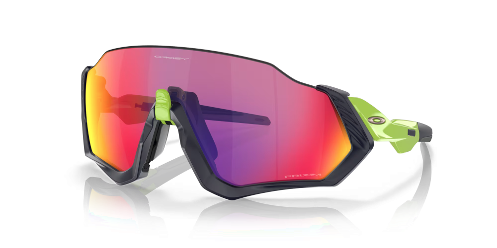 Oakley Flight Jacket Matte Navy/Retina Burn / Prizm Road