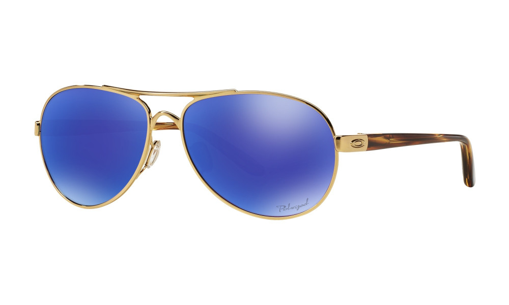 Oakley Tie Breaker Pop Polar Collection - Polished Gold / Violet Iridium Polarized - OO4108-14 Zonnebril