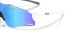 OAKLEY CYBR ZERO – POLISHED WHITE / PRIZM SAPPHIRE