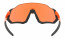 Oakley Flight Jacket Matte Black/Neon Orange / Prizm Trail - OO9401-0437