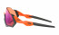 Oakley Flight Jacket Matte Black/Neon Orange / Prizm Trail - OO9401-0437